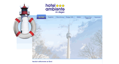 Desktop Screenshot of hotelambiente.de